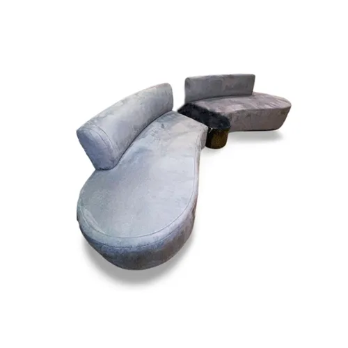 VEROCASA LIVING LUXURY LABERONIA LUXURY SOFT CURVE FABRIC SOFA