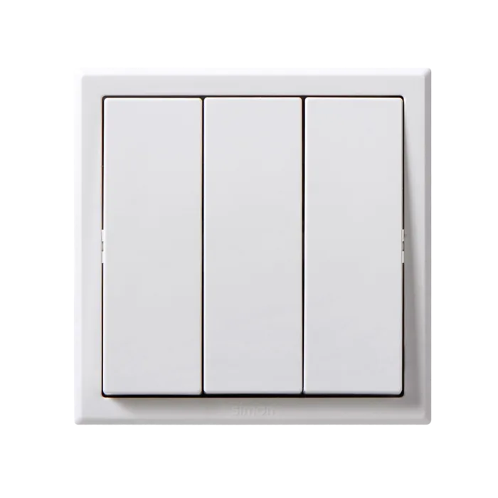 E3 3 GANG 1 WAY SWITCH