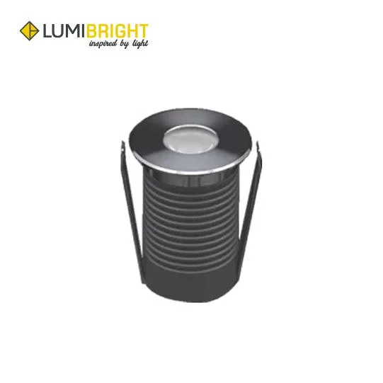 LUMIBRIGHT 1X2.6W OSRAM LED ROUND STRONG UP LIGHT IP67 INGROUND LIGHTS