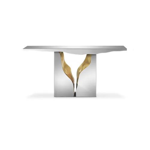 VEROCASA LIVING LUXURY JAYLEN VOLCANICO CONSOLE TABLE