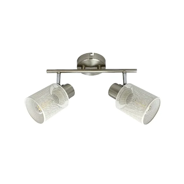 ELMARK YOLI SPOT 2XE27 SATIN NICKEL