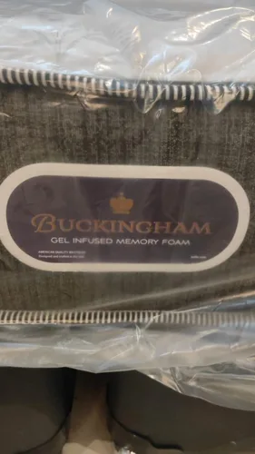 BUCKINGHAM BET SET MATTRESS/BASE-FABRICATED/HEADBOARD-PIXEL