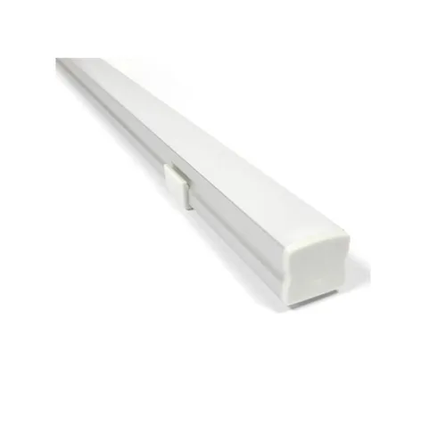 2 Meter LP.1714.S1 Aluminum profile with Milky Diffuser and end cap & Mounting clip 2 pcs Kit