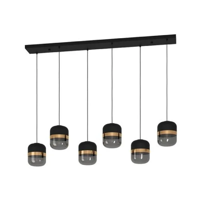 EGLO HL/6 E27 SW/GEFLOCKT/SW-TRANSP.'SINSIGA' CRYSTAL&DESIGN