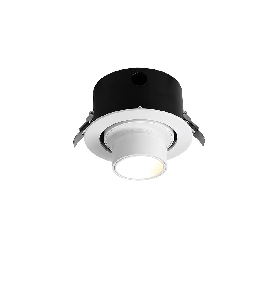 LUMIBRIGHT CAM R 10W 2700K BLACK+WHITE SPOT LIGHT IP20