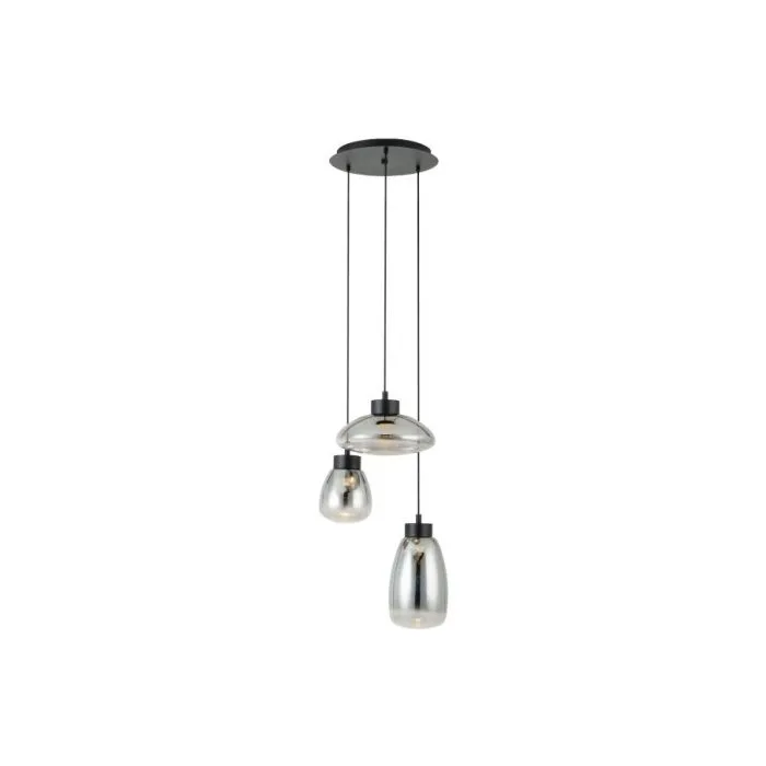 EGLO LED-HL/3 SCHWARZ/SW-TRANSP.'SARNARRA' CRYSTAL&DESIGN