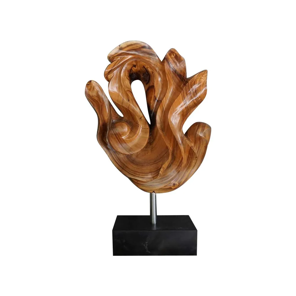 DESROCH DECOR MODERN FLOWLESS WOOD DECOR