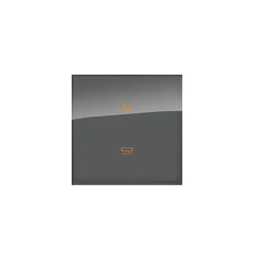 LEXA, WIRELESS, PREMIUM, 2-GANG SMART TOUCH SWITCH, BLACK, GLASS, ZIGBEE