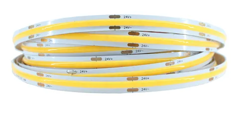 COB LED STRIP LIGHT 10W 24V 3000K IP67, 320 LEDs/m, 8mm PCB