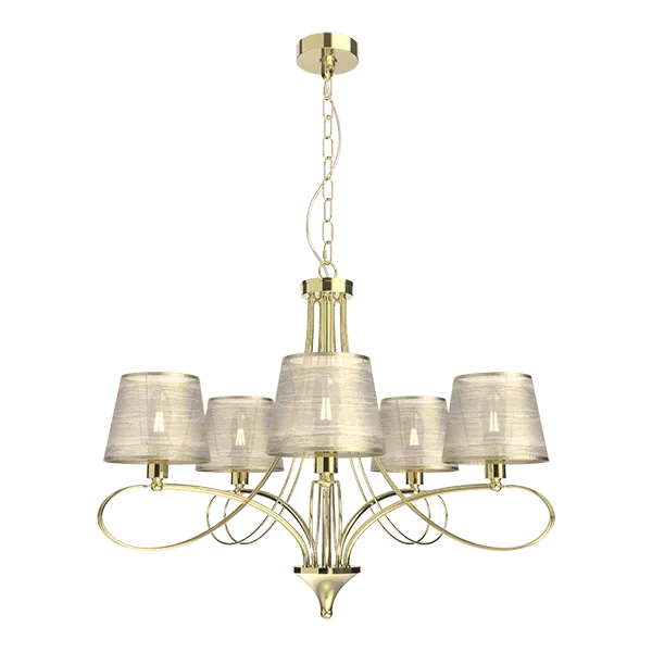 ELMARK REBECCA CHANDELIER 5XE14 GOLD