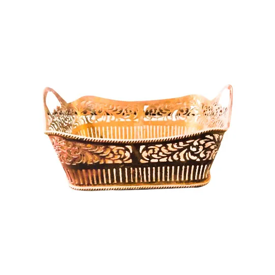 DESROCH DECOR TERRI ROUSH LUXURY MODERN DECORATIVE DISH BOWL & TRAY