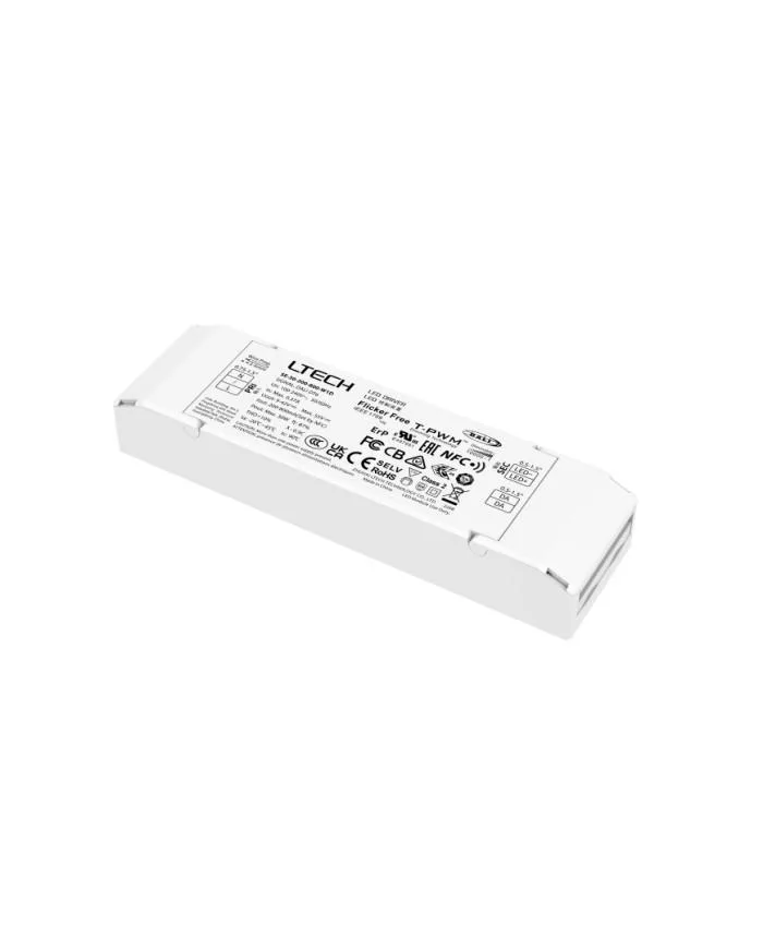 LTECH 30W NFC PROGRAMMABLE COLOR TEMPERATURE INTELLIGENT LED DRIVER SE-30-200-800-W2B