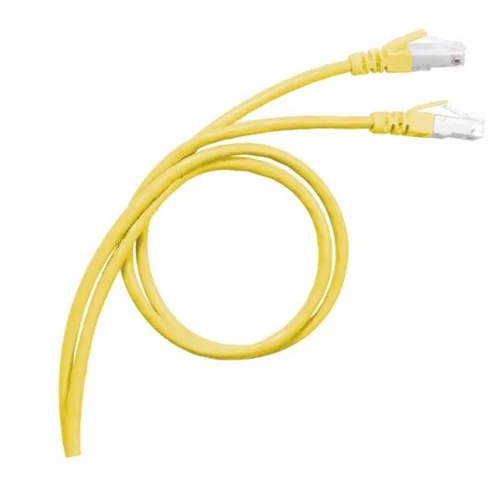 LEGRAND PATCH CORD CATEGORY 6 A - S/FTP SHIELDED - PVC - LENGTH 3 M - YELLOW
