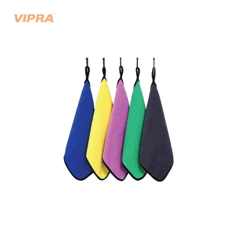 VIPRA 300X300mm GREEN THICKENED MICROFIBER TOWEL