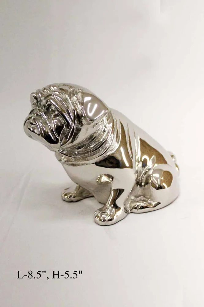 DESROCH DECOR MODERN BOULEDOGUE SCULPT