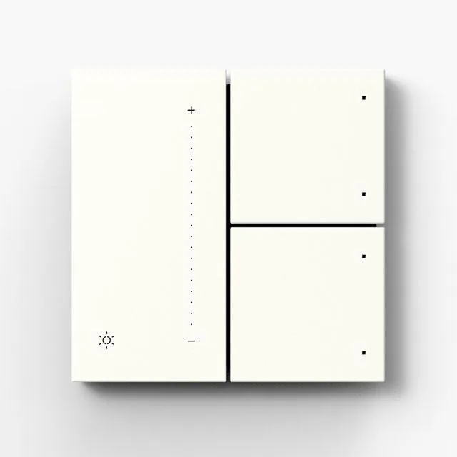 LEXA LEX BLOSSOM SERIES SCENARIO MAGIC COLOR PANEL SUPER-TOUCH INTELLIGENT SLIDE DIMMING SCENE KNX PANEL HOTAN WHITE