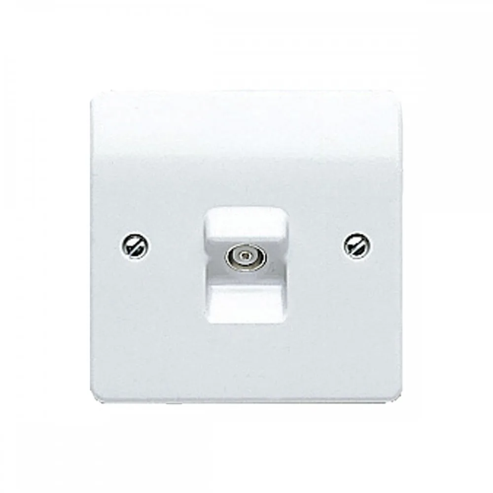 MK LOGIC+ 1G TV/FM CO-AX SOCKET NON ISOLATED