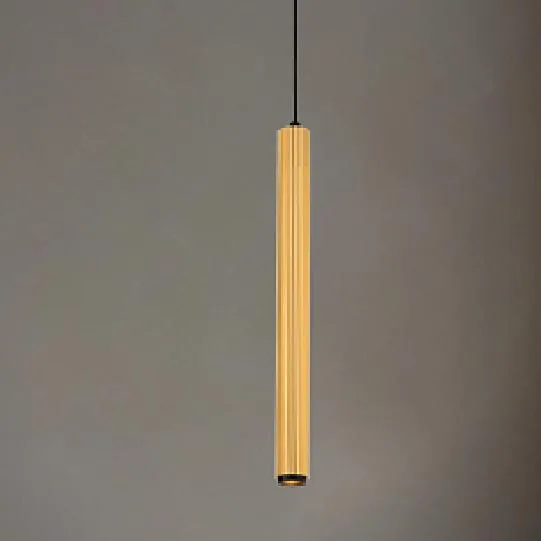 LUMIDECO 6W IP20 GOLDEN+BLACK Ø35x600x1800MM PENDANT LIGHT