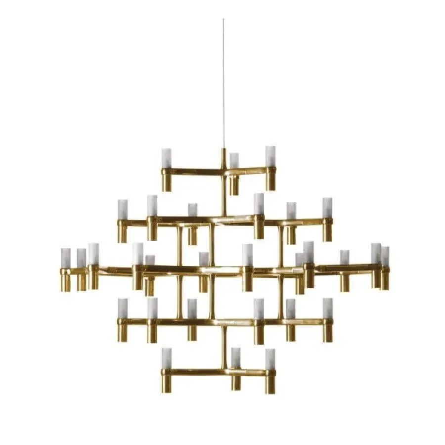 LUMILUCE MODERNO CROWN MINOR 30XG9 GOLD + WHITE SUSPENDED LIGHT