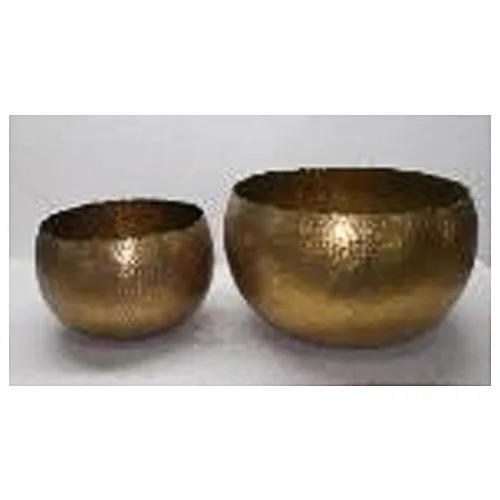 DESROCH DECOR  DECORATIVE BOWL OF NICKEL