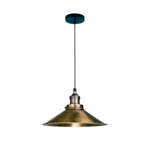 ELMARK DAMON PENDANT 1XE27 ANTIQUE BRASS