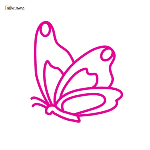 BRIGHTLUXX SYMBOL SIGN PINK NEON SIGN