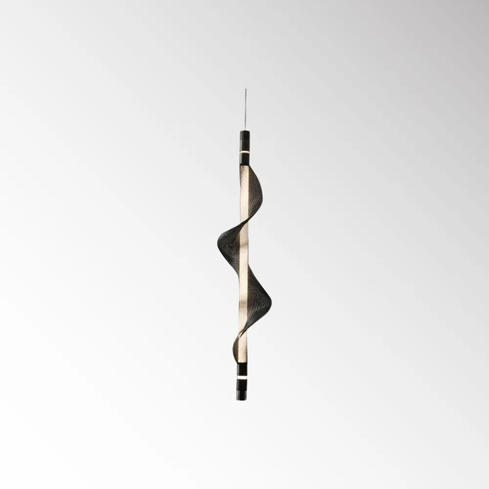 LUMIDECO VAGUE 30W 3000K BLACK SUSPENDED LAMP