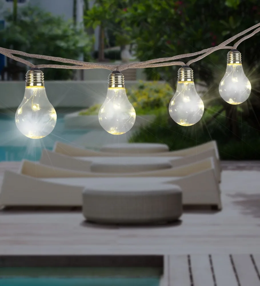 GLOBO LIGHTING CONTEMPORORY LED 0.06W IP44 SOLAR LIGHT CHAIN