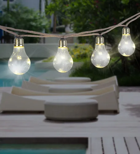 GLOBO LIGHTING CONTEMPORORY LED 0.06W IP44 SOLAR LIGHT CHAIN