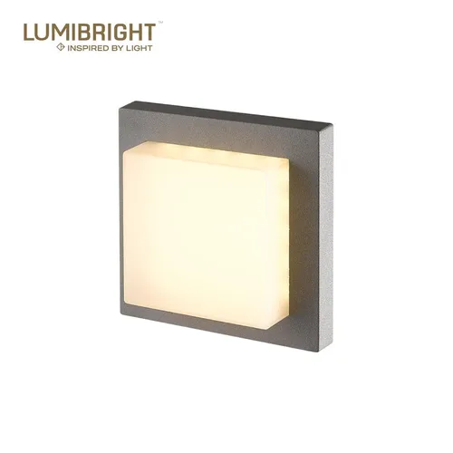 LUMIBRIGHT ALEXIS SERIES 5W 140X140X65MM IP54 LED OUTDOOR WALL LIGHT LB4316