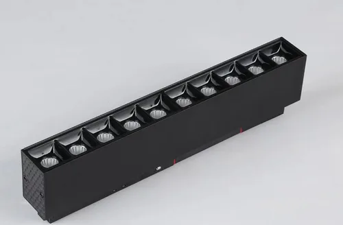MAGNETIC TRACK LIGHT LINEAR TYPE 12W 2700K-6500K SETTABLE 48V DC SIZE-220X22X43MM BLACK IP20