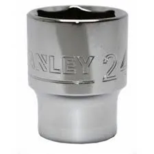 STANLEY 1/2" 6 PT STANDARD SOCKET 21MM
