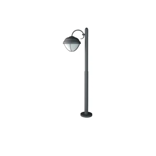 LUMIBRIGHT LAGOON BLACK BOLLARD LIGHT 6500K LUMINARIES - 18.2W