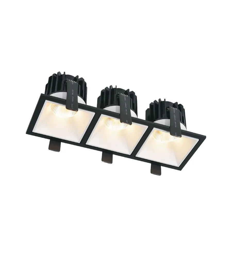 LUMIBRIGHT FILLY SPOT LIGHTS 3000K LUMINARIES - 3X11W/3X15W