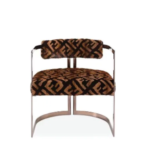 FABRIC FENDI LOUNGE CHAIR