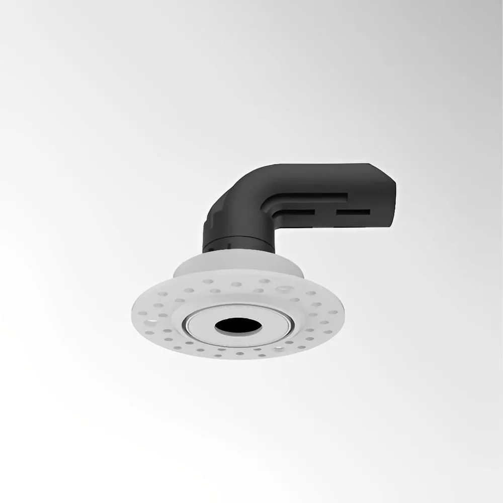 LUMIBRIGHT ENDOR 8W 3000K WHITE+BLACK SPOT LIGHT WITH DRIVER
