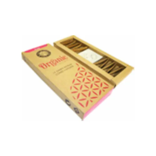 DESROCH FRAGRANCES ORGANIC 12 INCENSE CONES WITH CERAMIC HOLDER WHITE SAGE