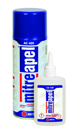 MITREAPEL INSTANT ADHESIVE 2 COMPONENT WOOD GLUE AC100+CA25