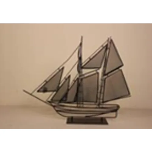 DESROCH DECOR MERDIAN DECORATIVE SAILBOAT SCULPTURE