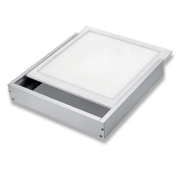 ELMARK FRAME SURFACE MOUNT 595x595mm WHITE FOR LED PANEL WITH h 9-11mm
