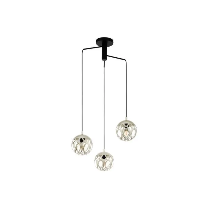 EGLO HL/3 E27 SW/CHAMPAGNER 'MIRTAZZA' PENDANT LAMPS