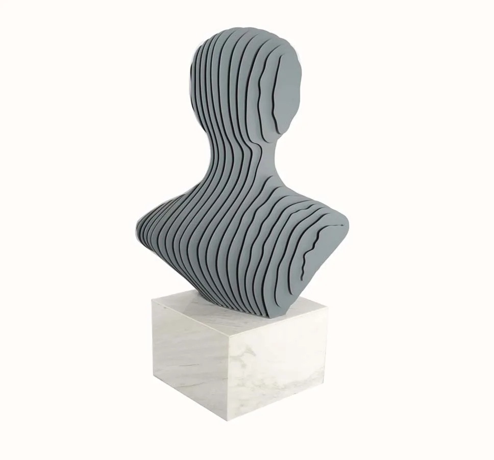 DESROCH DECOR OAKLEY HALF ESCULTURA FIGURINE & SCULPTURE