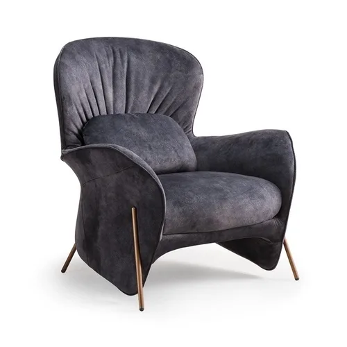 VEROCASA LUXURY LUXURY UPHOLSTERED ANTIQUE ARMCHAIR FOR THE LIVING ROOM