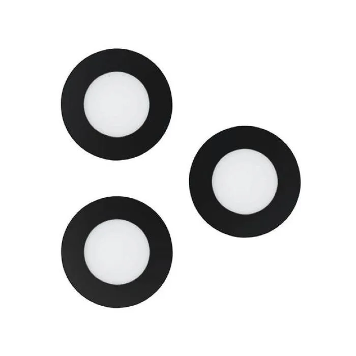 EGLO SET 3XLED-CCT-EINBAUSPOT Ã˜86 SW 'FUEVA-Z EGLO CONNECT
