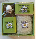 DESROCH FRAGRANCES 30G. LITTLE PLEASURES HANDMADE GLYCERIN SOAP SET - IVORY MUSK (SET OF 6) GIFT SET