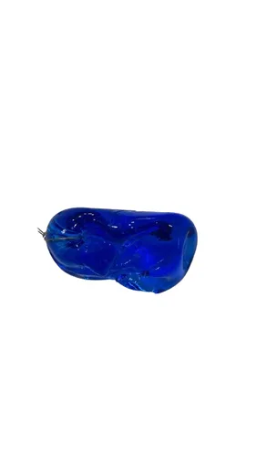DELUXE BOLA SERIES CRYSTAL GLASS+IRON DARK BLUE DROP PENDANT GLASS DLXA047.DBL