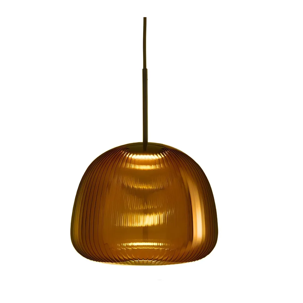 LUMIDECO ABAJUR SERIES 5W Ø260X230X1500MM IP20 AMBER FINISH PENDANT LAMP