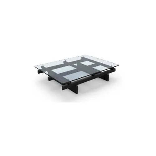 DESROCH  GLASS+WOOD LIVING CENTER TABLE FURNITURE