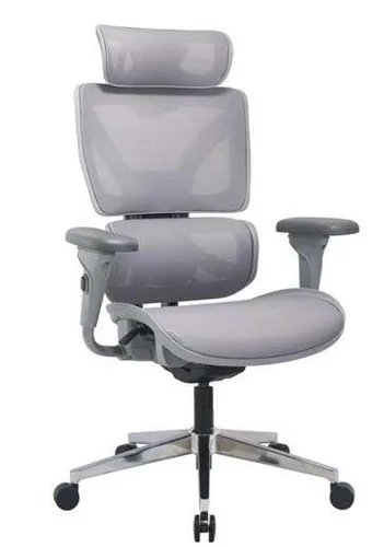 HIGH  BACK DUOFLEX MESH CHAIR (GREY FRAME)