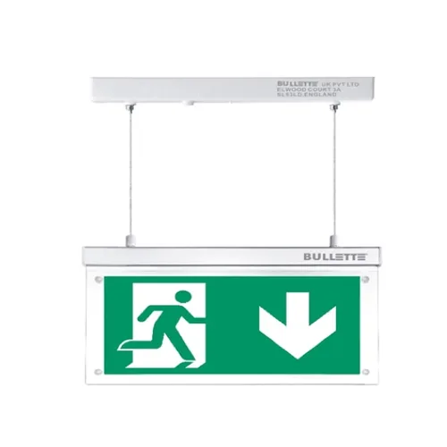 EXIT LIGHT- LED PENDENT - BULLETTE